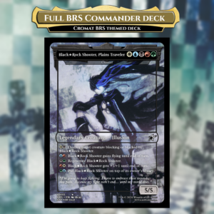 Black Rock Shooter Full Commander Deck